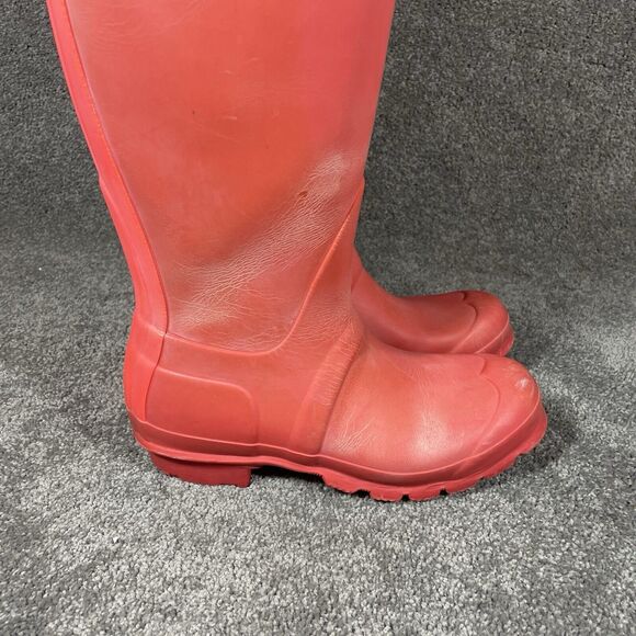 Hunter Original Tall Matte Corral Riding Rain Wellington Boots Women's Size 5 - Picture 11 of 16